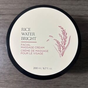 NEW The Face Shop Rice Water Bright Facial Massage Cream 200ml